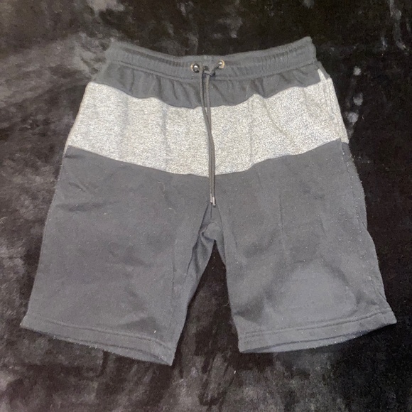 Men’s Cotton Shorts in Black and Heather Grey (M) - Picture 1 of 1